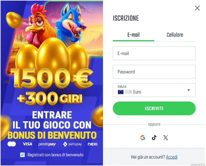 Prelievi Winnita Italia — Come Ritirare i Tuoi Soldi